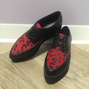 NastyGal ShoeCult Platform Leopard Creepers